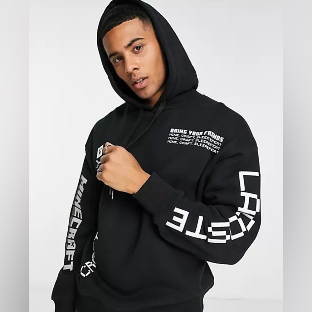 Lacoste X Minecraft hoodie